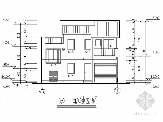 [施工图][农村自建房]两层别墅住宅建筑施工图(约200平方米)